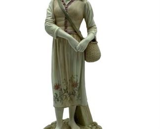 ANTIQUE ROYAL WORCESTER FISHER GIRL FIGURINE 18"
ANTIQUE JAMES HADLEY FOR ROYAL WORCESTER FRENCH FISHER GIRL IVORY COLORED FIGURINE | COLLECTIBLE PORCELAIN FIGURINES
-C. 1890'S
-MARKED 1202
-18" X 7" APPROX
-VERY GOOD CONDITION
-DP22322