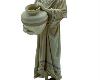 ROYAL WORCESTER MALE WATER CARRIER FIGURINE 9"

ANTIQUE JAMES HADLEY ROYAL WORCESTER MALE WATER CARRIER IN CAIRO
-EDITION SHAPE # 1250
-9" X 3" DIAMETER APPROX
-C 1890'S
-VERY GOOD CONDITION
-DP22322