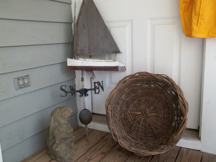 Garden rabbit & weathervane
