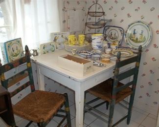 Quimper dishes & tins