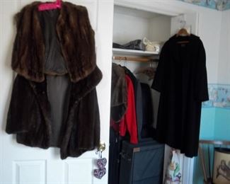 minks, vintage cashmere coat