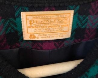 vintage Pendleton dress