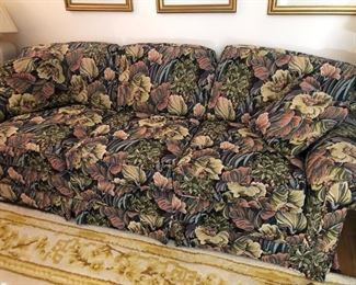 floral sofa