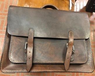 leather brief case