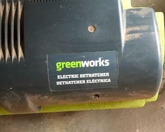 green works electric detacher 