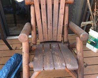 log leg rocker