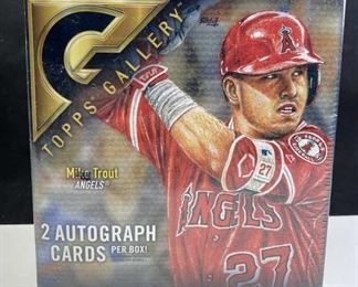  2017 Topps Gallery Baseball Hobby Box, NEW.  Includes 2 autographed cards per box!  Possible rookie autos!