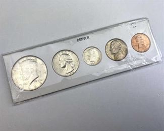  1964 Silver Denver Date Coin Set, BU