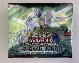 Sealed and new! Yu-Gi-Oh Booster Box, 1st ed. Synchro Storm Legendary Duelists (36 packs)