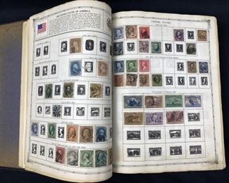  Loaded Vintage US & World Stamps Collection.  Wow! includes many great US stamps and quite a few world stamps as well.  We photographed several countries pages but could not photograph every page.  