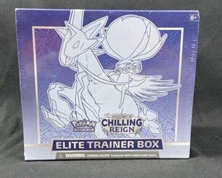 Sealed and new! Pokemon Chilling Reign Elite Trainer Box, Blue