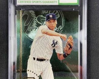  1994 Bowman Derek Jeter Foil CSG NM/Mint 8