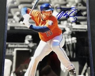  Tyler White Astros Autographed 8x10, JSA COA