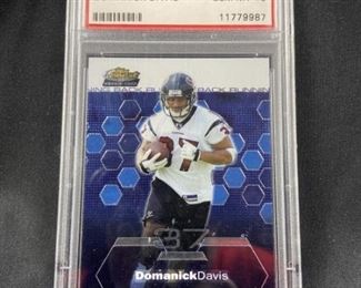  2003 Topps Finest Domanick Davis Rookie PSA 10