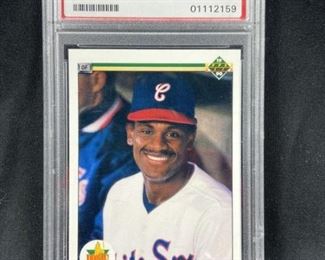  1990 U.D. Sammy Sosa PSA Mint 9 Rookie