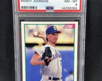  1989 Score Randy Johnson Mariners PSA NM/MT