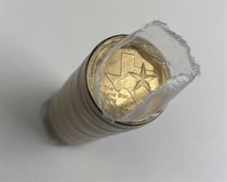  Roll of 2004 Texas State Quarters, U.S. 25c