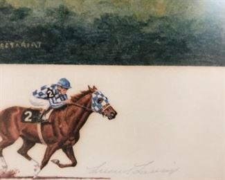 Trainer Lucien Laurin signature