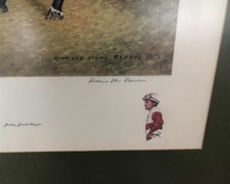 Signature of the artist Richard Stone Reeves