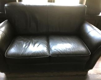 Natuzzi leather loveseat/sofa