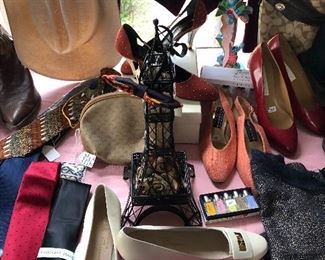 Ladies designer shoes 8 to 8 1/2, ladies designer clothing small to very small