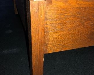 Detail of the beds footboard