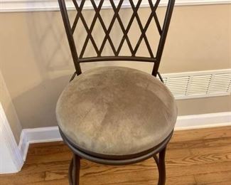 Chocolate Bomber One Iron Barstool