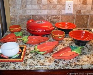 Quesadilla Maker Chili Pepper Dishware Taco Shell Bowl Forms and The Taco Racks