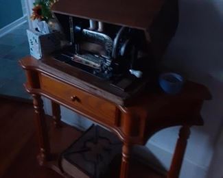 antique sewing machine