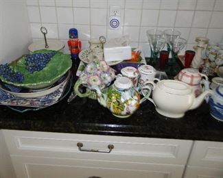 Teapots and misc.