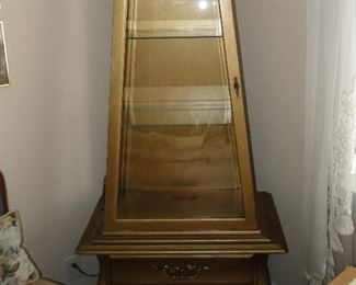 Pyramid Curio Cabinet