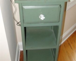 Green storage cabinet to of these