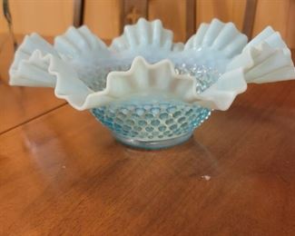 Blue Fenton Glass 