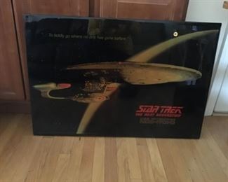 37” x 25” Star Trek The Next Generation from 1991