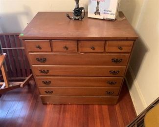 1950s Solid Maple Wood Dresser