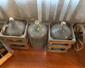 Crystal Rock 5 Gallon Glass Jugs