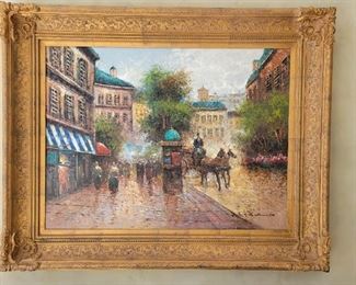 Oil Painting by Listed Artist W. Eddie.