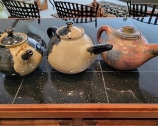 Studio Pottery Teapots.