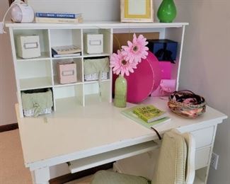 Pottery Barn Desk and Chair..