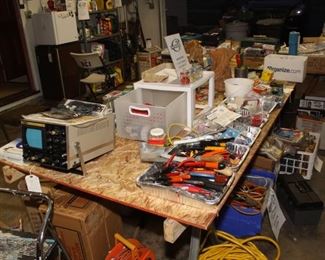 Oscilloscope, & Hand Tools