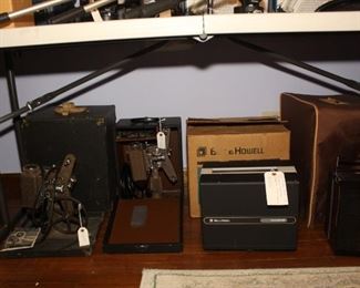 Vintage Projectors: 2-Revere 85,  Bell & Howell 1744B