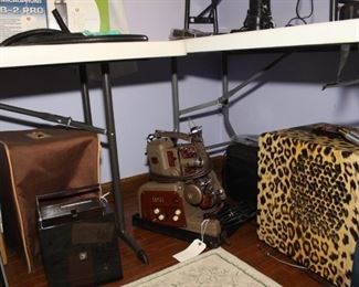 Vintage Projectors: Bell & Howell 992,  Ampro 510