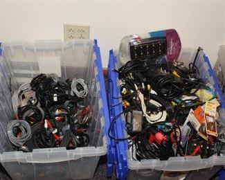 Various A/V And Power Cords
