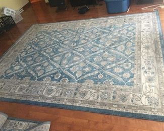 Safavieh, Sofia, Blue Beige, 8'x10' Professionally Cleaned