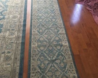 Safavieh, Sofia, Blue Beige, 2' 2"x10' Professionally Cleaned