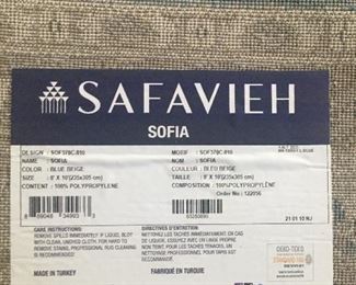 Safavieh, Sofia, Blue Beige, 8'x10' Professionally Cleaned