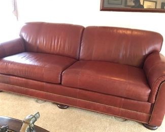 Beautiful Leather Couch