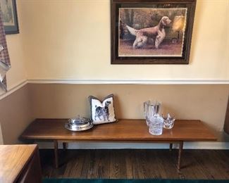 John A Colby, Mid Century Modern Bench, Danish Modern