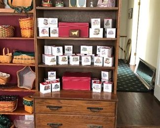 Vintage, Ranch Oak Drawers & Shelving book case