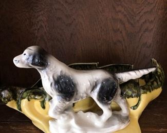Vintage, Setter Porcelain Figurines